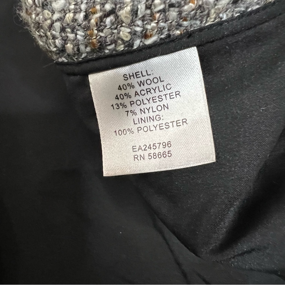 CLASSIQUES ENTIER ATELIER Women’s Woolblend Grey Tweed  Skirt Suit L/12 - Picture 14 of 15